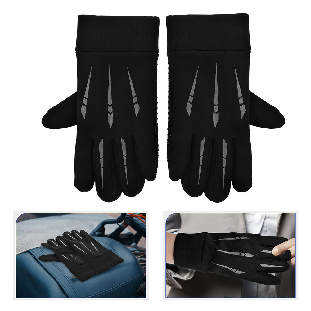 Touch Screen Gloves - Motorcycle Gloves Full Finger Windproof Touchscreen