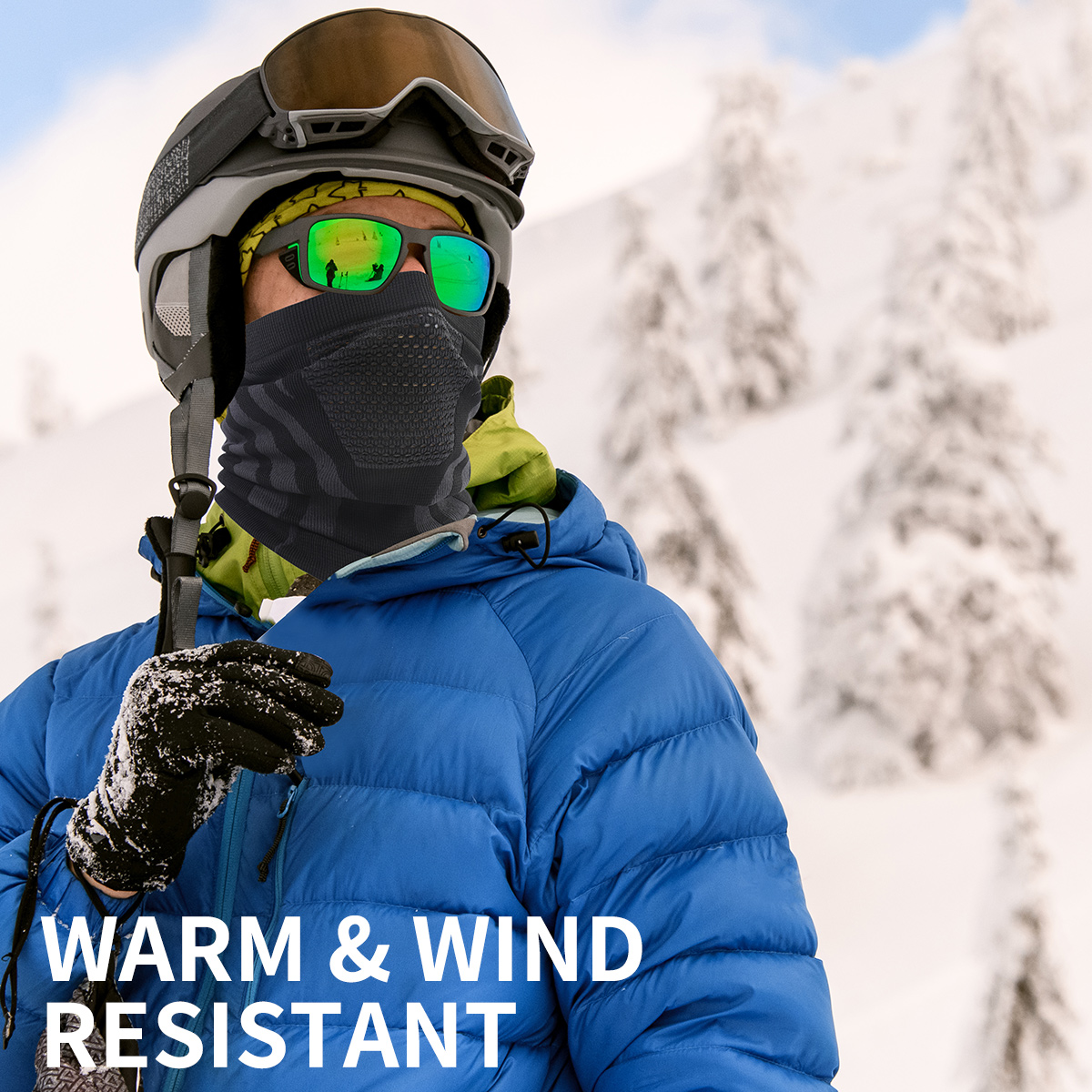 Winter Neck Warmer Gaiter Warm - огляд і ціна Neck Gaiter Fleece
