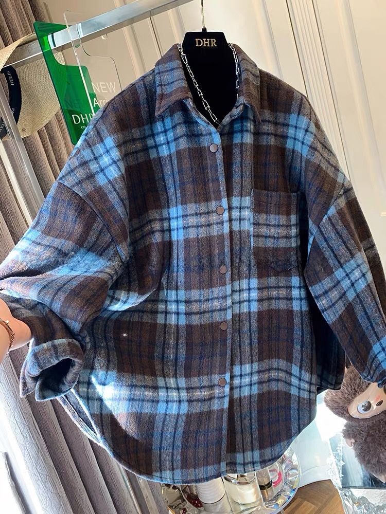 plus Size Women's Plaid Flanne - огляд і ціна Flannel Shirt Lined
