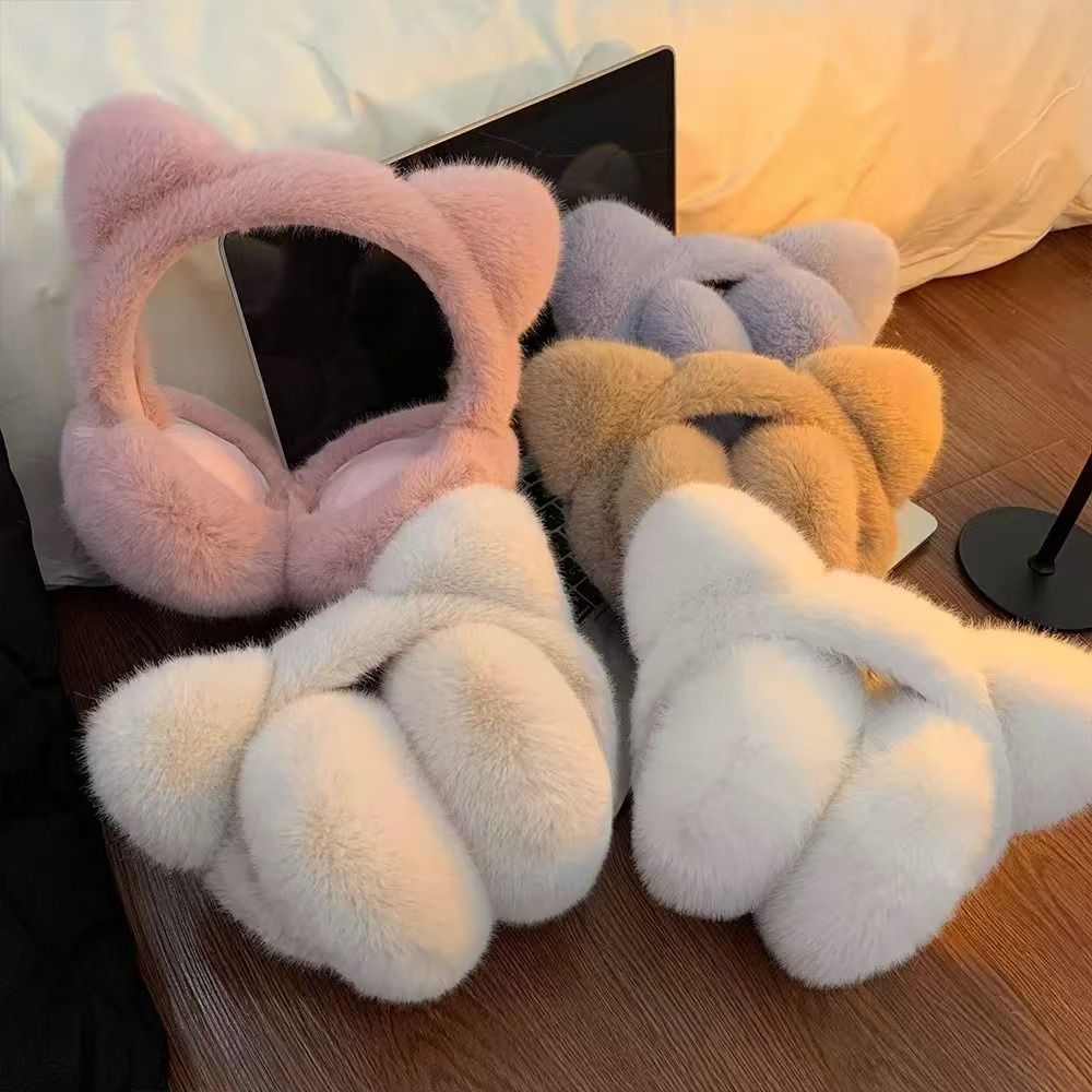 Cute Cat Earmuffs Winter Warm  - огляд і ціна Earmuffs Foldable