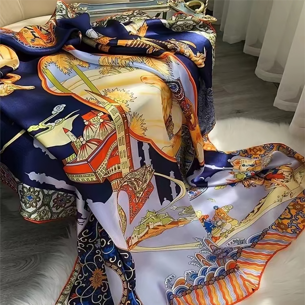 BYSIFA|Blue Luxury Femmes 100% - огляд і ціна Shawl Wrap Winter