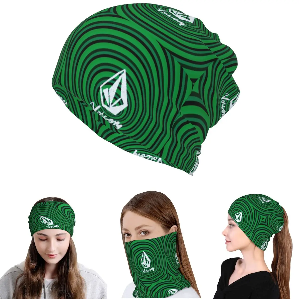 V-Volcom Logo Bandana Neck Gai - огляд і ціна Knit Beanie Hat Warm
