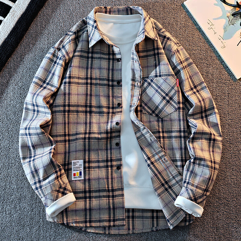 2025 New Arrival Mens Plaid Sh - огляд і ціна Flannel Shirt Lined