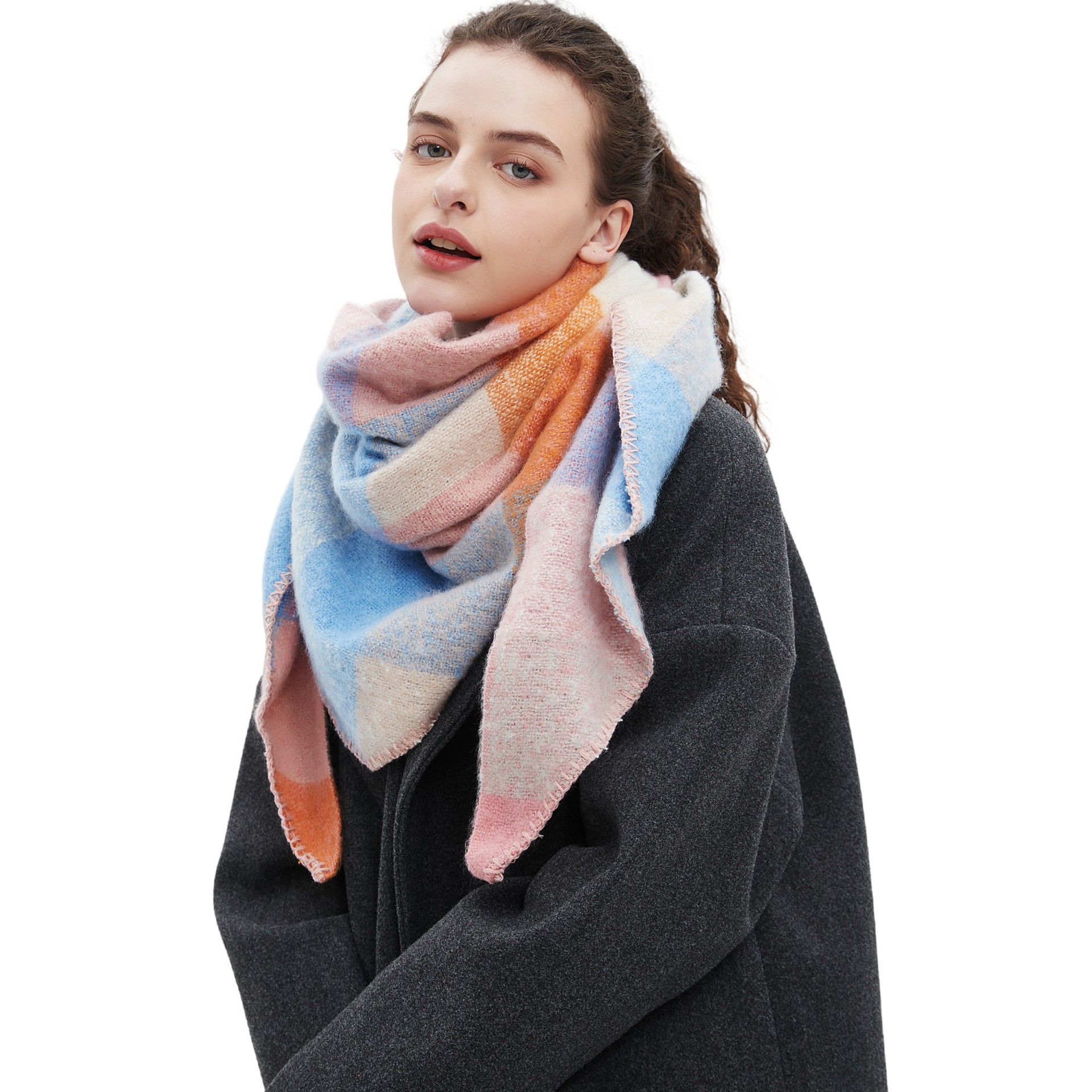 Women's Plaid Scarf Shawl  Sho - огляд і ціна Shawl Wrap Winter