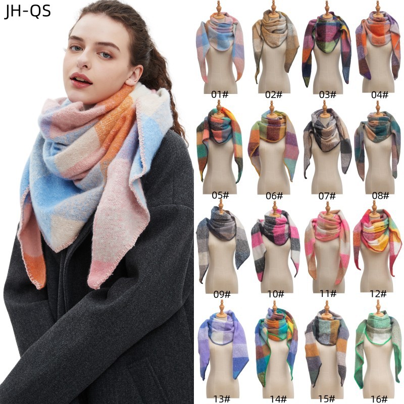 Women's Plaid Scarf Shawl  Sho - огляд і ціна Shawl Wrap Winter