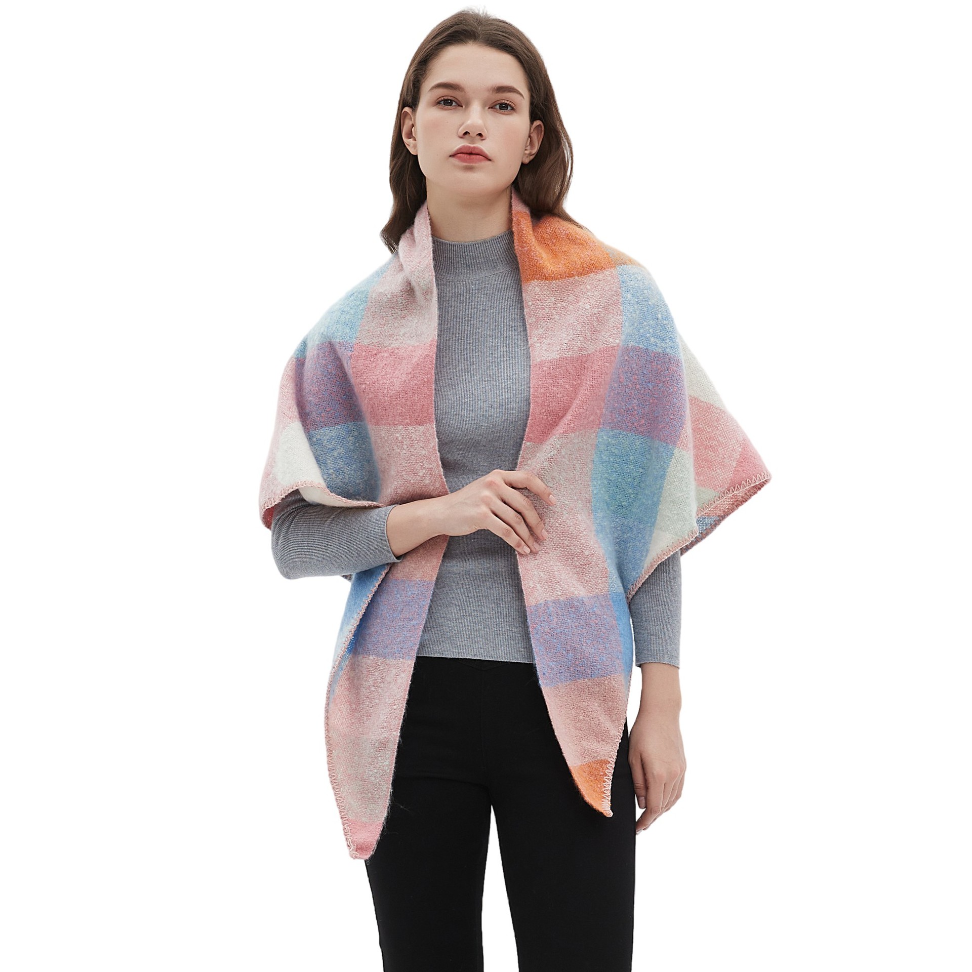 Women's Plaid Scarf Shawl  Sho - огляд і ціна Shawl Wrap Winter