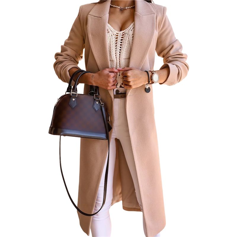 A24F-Women Long Wool Coats For - огляд і ціна Wool Coat Peacoat