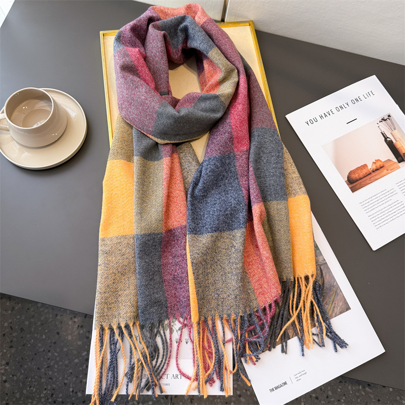 200*64cm New Fashion Cashmere  - огляд і ціна Wool Scarf Men