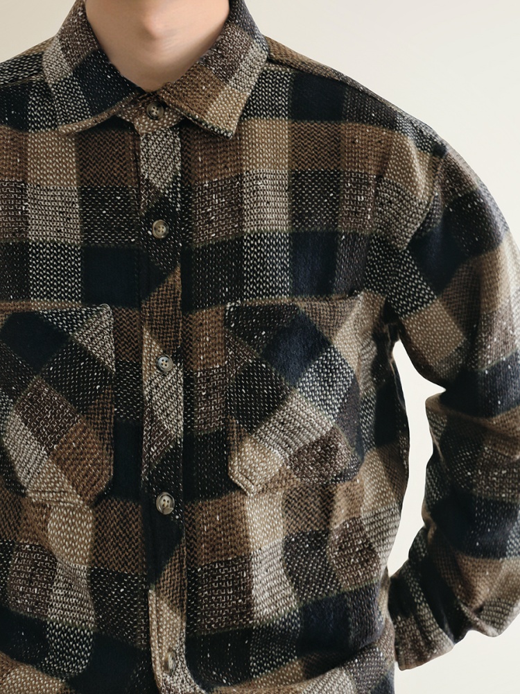 Mens American Vintage Yarn Dye - огляд і ціна Flannel Shirt Lined