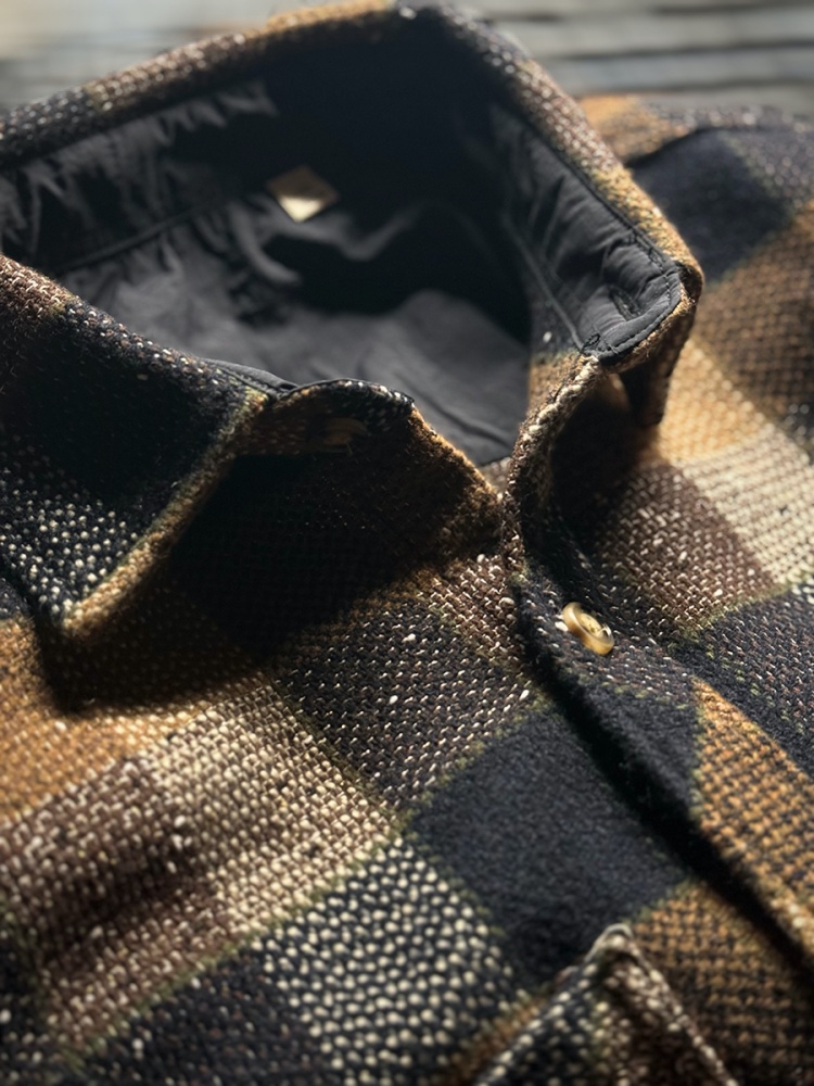 Mens American Vintage Yarn Dye - огляд і ціна Flannel Shirt Lined