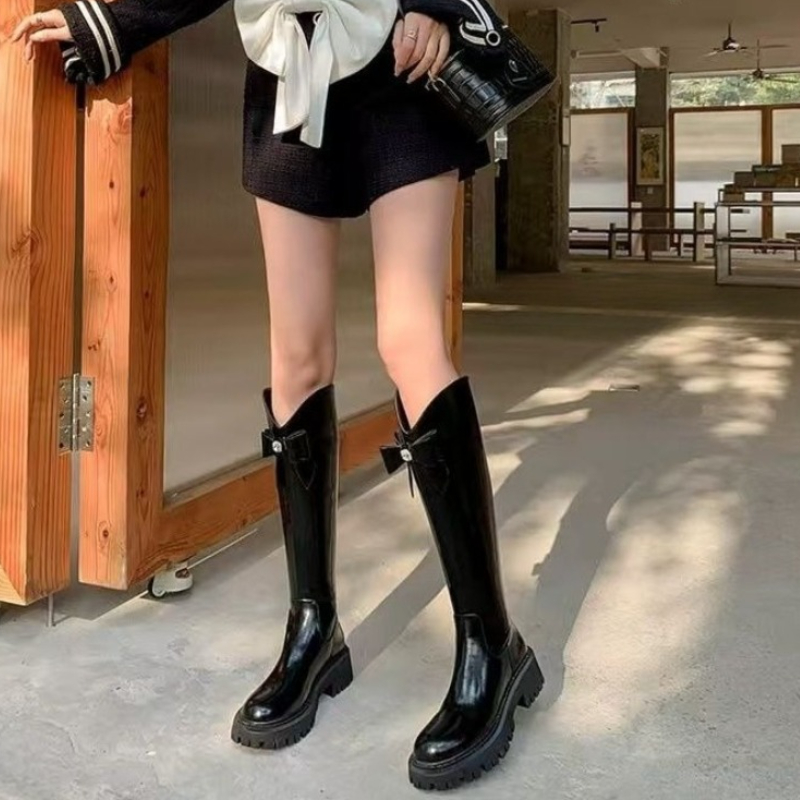 Round Toe Leather Rhinestone W - огляд і ціна Waterproof Winter Boot