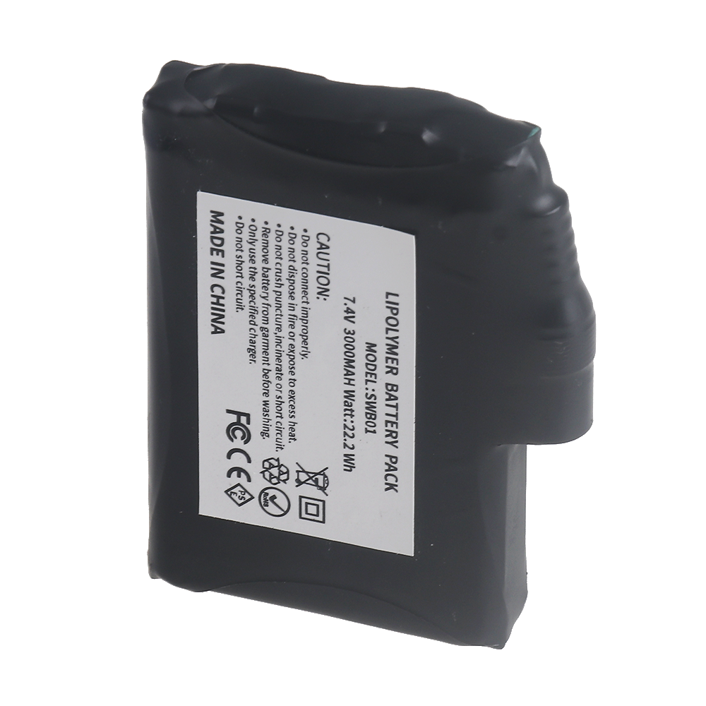 7.4V 3000mah Li-Polymer Batter - огляд і ціна Heated Vest Battery