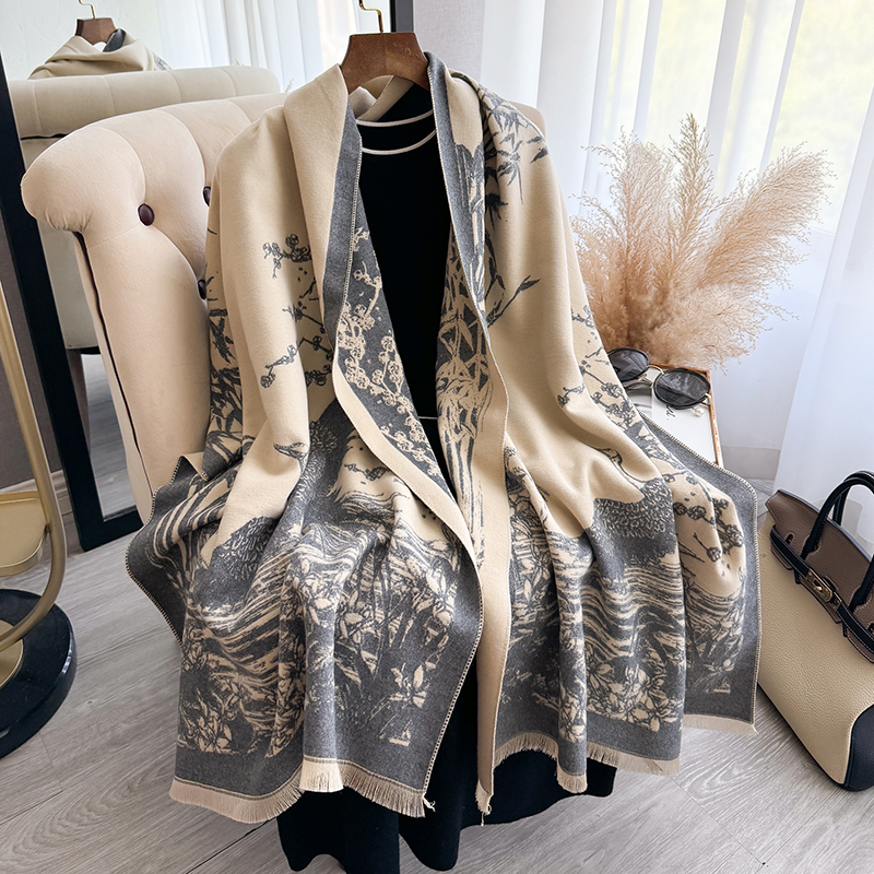 Women Winter Cashmere Scarf Wh - огляд і ціна Cashmere Pashmina Wrap