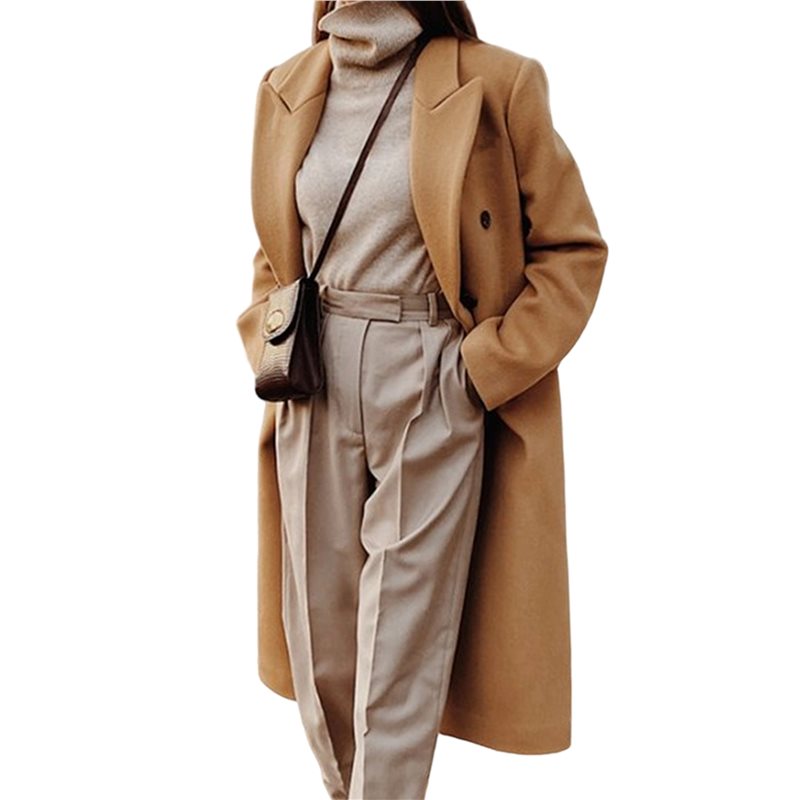 A24F-Womens Long Wool Coats Fa - огляд і ціна Wool Coat Peacoat