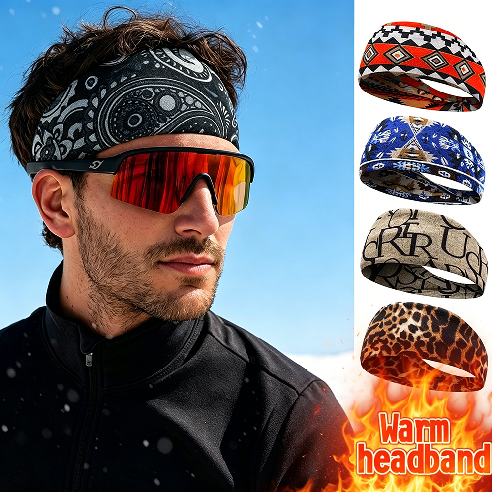 Printed Fleece Headband Winter - огляд і ціна Fleece Ear Warmer Band