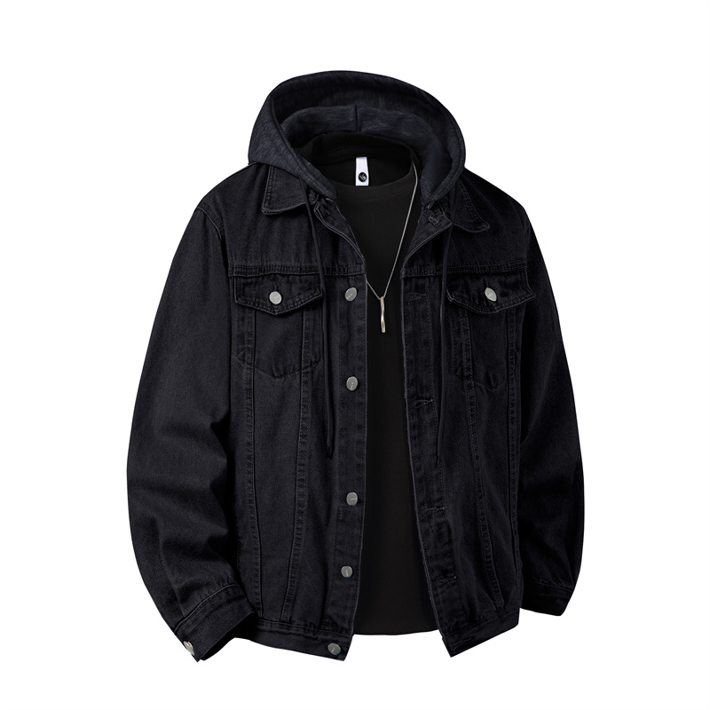 Men Hooded Denim Jacket Men St - огляд і ціна Down Jacket Packable