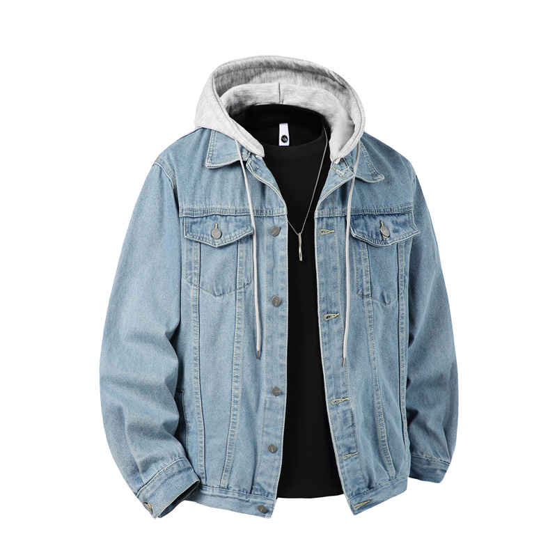 Men Hooded Denim Jacket Men St - огляд і ціна Down Jacket Packable