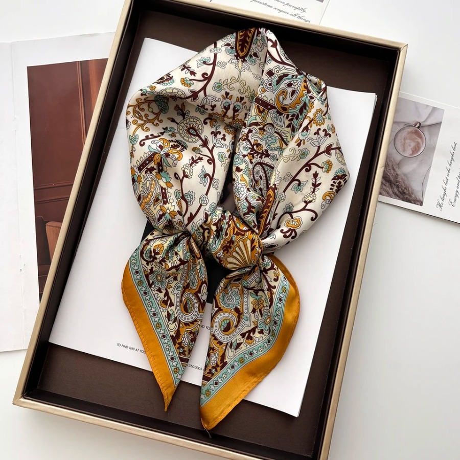 2025 Silk Shawl Square Scarf F - огляд і ціна Shawl Wrap Winter